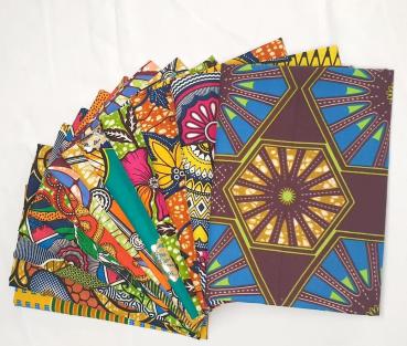 Preview: Surprise Waxprint-Stoffpaket- ETHNOstoffe